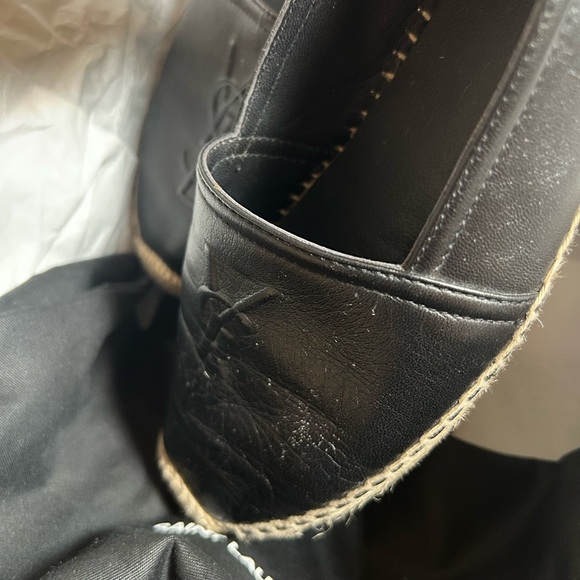 YSL Black leather espadrilles - Picture 3 of 6